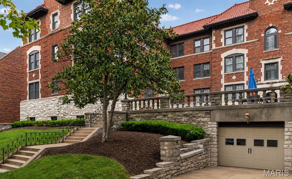 Bright corner condo in prime Clayton location—move-in ready and easy to own. This 2 bed, 1 bath unit offers hardwood floors, high ceilings, crown molding, and a naturally bright living and dining space with an open flow.

Updated kitchen with clean white cabinetry and modern finishes. Generously sized bedrooms with large windows and ceiling fans. Fresh, well-maintained bathroom with simple, tasteful updates throughout.

Major infrastructure improvements include new roof, new HVAC,a new sewer line and updated plumbing system completed in May 2026, providing added peace of mind and long-term value.

Rare convenience: private in-unit laundry located in the basement, plus dedicated storage and an enclosed garage parking space included. Well-kept building with a large shared outdoor courtyard—perfect for peaceful morning coffee or relaxing teatime.

Unbeatable location near Clayton dining, Wydown Blvd, top schools, Forest Park, Shaw Park, and major highways. Strong rental appeal and long-term value in one of the most desirable neighborhoods.