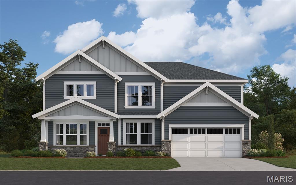 Stunning new Grandin plan by Fischer Homes in beautiful Inverness featuring welcoming covered front porch. Once inside you'll find a private 1st floor study with french doors. Open concept design with a furniture island kitchen with stainless steel appliances, upgraded cabinetry with 42 inch uppers and soft close hinges, upgraded quartz counters, large pantry and an expanded walk-out morning room and all open to the soaring 2 story family room with a fireplace with stone surround. Just off the kitchen is a casual living room that could easily function as a formal dining room. Upstairs you'll find the homeowners retreat with an en suite that includes a double bowl vanity, walk-in shower and large walk-in closet. There are 3 additional bedrooms, a centrally located hall bathroom and convenient 2nd floor laundry room for easy laundry days. Full basement with full bath rough-in and a 3 bay garage.