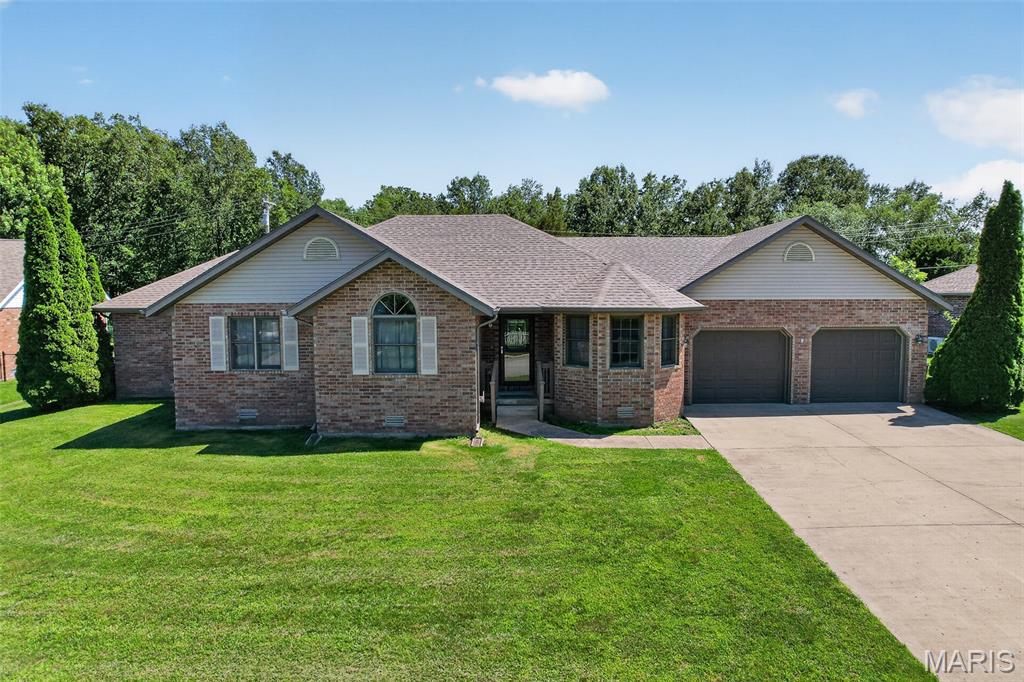 Nestled in a peaceful neighborhood on the south side of Lebanon, this charming brick home offers over 1900 sq. ft. Ft. of inviting living space. You will love the setting at the back of this quiet subdivision. Step inside to discover the main bedroom, which features a spacious master bath ideal for unwinding after a busy day. You will love the beautiful, added walk-in shower, too! The kitchen is thoughtfully designed, blending style and practicality with stainless-steel appliances, ample cabinetry, a generous pantry, and a laundry area for added convenience. You’ll appreciate the formal dining room, perfect for hosting gatherings, and the cozy fireplace in the living room, too! Outside, the private, level backyard creates a retreat, featuring updated chain-link fencing, a back deck, a cute gazebo for entertaining, and a newer storage shed (10X16) to keep your outdoor essentials organized. This home offers comfort, functionality, and plenty of space for making lasting memories.