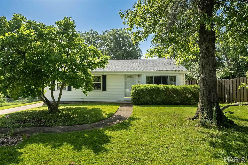 Dreaming of homeownership in Crestwood? Your opportunity has arrived! Nestled on a quiet cul-de-sac in the heart of desirable Crestwood and within the award-winning Lindbergh School District, this charming 3-bedroom ranch delivers the space, location and value today's buyers have been searching for. Warm hardwood floors, fresh carpet and an abundance of natural light create an inviting atmosphere from the moment you step inside. The spacious living room flows effortlessly into the eat-in kitchen, complete with stainless steel appliances, a gas range and plenty of cabinet space for everyday living. Three comfortable bedrooms and an updated full bath offer easy one-level living, while the full basement provides outstanding storage and endless possibilities for future expansion. A newer roof, dishwasher, and water heater offer added peace of mind, so you can simply move in and start making memories! Step outside to a level backyard with plenty of room for kids, pets, backyard barbecues or your dream garden. The oversized detached garage is a rare bonus, offering exceptional space for vehicles, hobbies, tools and storage. All of this in an unbeatable location just minutes from parks, shopping, dining and everything Crestwood has to offer. Affordable opportunities like this in Crestwood don't come along often—don't miss your chance to make it yours!