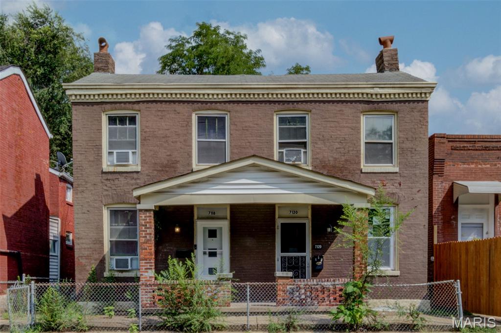 Fantastic investment opportunity in the heart of South City! This fully occupied duplex is the perfect addition to any investment portfolio, with both units currently rented and generating immediate income. Each unit features a spacious floor plan with 2 generously sized bedrooms and 1.5 bathrooms, offering a comfortable layout for tenants. Conveniently located near popular South City restaurants, parks, shopping, and easy access to major highways, this income producing property combines strong rental appeal with an unbeatable location. Don’t miss your chance to own a turnkey duplex in one of St. Louis City’s most sought-after neighborhoods. Both units occupied-7118 through 8/31/2026 and 7120 through 1/31/2027!