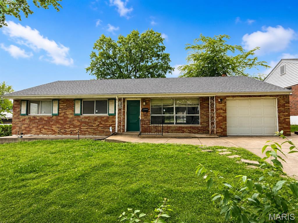 Rare opportunity in one of University City's most sought-after neighborhoods! This spacious all-brick ranch offers 1,537 square feet, 3 bedrooms, and 3 full bathrooms, including a private primary suite with its own full bath and walk-in closet—a hard-to-find feature in homes of this era. Major system updates have already been completed, including plumbing, electrical, HVAC, and a sump pump system, allowing the next owner to focus on transforming the interior to match their vision. Whether you're an owner-occupant looking to build sweat equity or an investor seeking a premier location, the possibilities here are substantial. The home also features a full basement with an additional full bath, a single-car attached garage, and a charming, private backyard complete with a covered patio perfect for relaxing or entertaining. With strong bones, updated mechanicals, and an exceptional University City location, this is a unique opportunity to create significant value in one of St. Louis' most desirable communities. Home is being sold as-is.