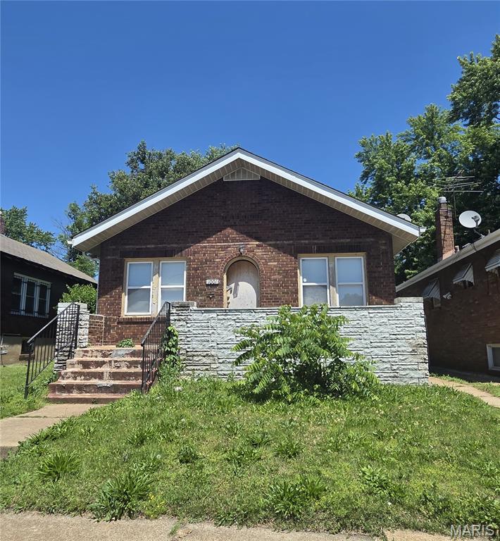 Opportunity, updates, and potential all come together in this charming brick bungalow. Inside, you'll find spacious living and dining areas highlighted by classic arched openings that add character and timeless appeal. Newer vinyl plank flooring and fresh neutral paint create a clean, modern feel throughout much of the home. This property is ideal for an investor or handy owner-occupant looking to add their own finishing touches to complete the vision and build equity. Property is being sold as-is. Buyer to verify all information.
