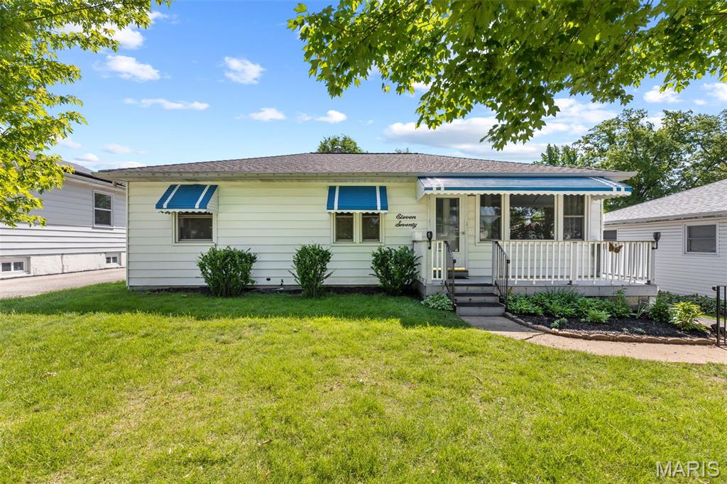 Location, convenience, and opportunity come together in this adorable 3-bedroom home in the esteemed Ladue School District! Tucked away on a quiet, private lane with only five homes, this property offers a rare blend of peaceful living and unbeatable access to shopping, dining, and everyday conveniences. Just moments from the exciting new Costco development with Dierbergs, Target, and numerous restaurants, plus steps from Chevy’s and the new Paris Baguette Bakery, you’ll love the lifestyle and easy access to everything. Inside, the home shines with gorgeous refinished hardwood floors in all three bedrooms, while the living room, dining room, and kitchen feature stylish new luxury vinyl plank flooring. The spacious kitchen offers abundant room for meal prep and entertaining, flowing seamlessly to sliding glass doors that open onto a composite deck overlooking the green backyard — perfect for relaxing evenings, grilling, or gathering with friends. The unfinished basement provides excellent storage and endless potential to customize future living, entertaining, exercise or hobby space. Whether you’re a first-time buyer, downsizer, or investor looking for a prime location, this home delivers comfort, convenience, and room to grow in one of the area’s most desirable school districts.