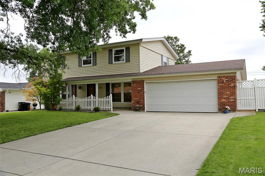 Welcome home to this spacious 2-Story home featuring 4 bedrooms, 2.5 baths & a 2-car garage. The kitchen is open to the dining-room allowing ample space for a large dining table. Canned lights over the sink & a window with a view of the backyard. There is a side door off the kitchen leading to the patio, backyard & garage. Entertain all your guests in the family-room featuring newer carpeting, canned lighting & a built-in book case to display all your family photos & treasures. The dining-room, living-room & all bedrooms have hardwood floors. The primary bedroom has a walk-in closet & a master-bath with walk-in shower. Your full basement includes an additional family-room with endless possibilities & a separate laundry & storage area. Additional features include: Attic fan- All 2nd floor windows & kitchen window replaced in (2026)-Roof-driveway with added width- 200 AMP meter upgrade & underground service installed (2019) Furnace & AC replaced (2021) Conveniently located in the desirable Lindbergh School District, close to dining, shopping & more.
The above-ground pool has a new pump (2025) however, the pool is being sold in "as-is" condition.
 
***Seller will provide a clear occupancy inspection.