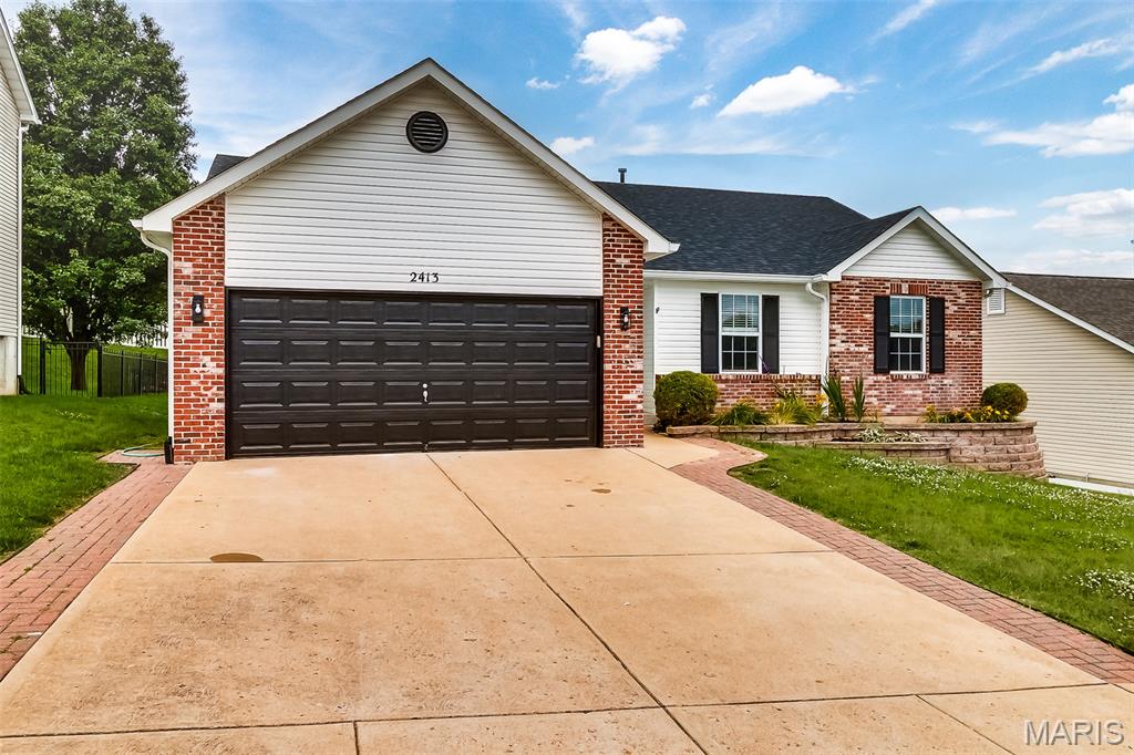 Welcome Home to 2413 Rosswood Ln.!! This move in ready beautiful home is located in the Heart of Arnold., tucked in a prime neighborhood close to Hwy 55, restaurants and shopping!  This beautiful home has over 2600 sq ft of living space and has been meticulously renovated to offer an exquisite blend of style, comfort and modern convenience. This home offers 4 bedrooms, 3 baths and a finished recreation room in the lower level, Inside you will be greeted by a inviting interior that features New flooring, a warm paint color and dramatic dark doors. As you enter the living room, you will love the large open concept, a sitting room or office and a beautiful focal point fireplace! The large kitchen features  custom cabinetry, stainless steel appliances, granite counter tops, and a beautiful breakfast bar and with the dining room/combo, there is certainly plenty of room for family gatherings!!. . The patio door in the breakfast room leads to a beautiful backyard and nice patio area! All of the bathrooms have been updated, and have beautiful tile in the tub/shower areas. 

New roof, new siding on rear of home.