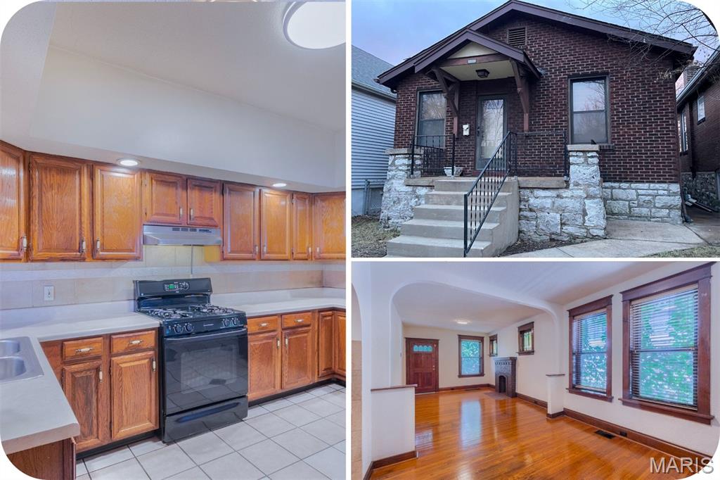 This brick Bevo charmer proves that great things come in just the right size. Inside, you'll find an open living and dining area anchored by original hardwood floors and a layout that feels comfortable from the moment you walk in. A cozy bedroom, bright sunroom, and a spacious kitchen offer all the essentials without wasted space. Out back, enjoy a fenced yard, detached garage, and bonus storage/workshop area. The clean basement provides plenty of room for storage, hobbies, or future finishing potential.. Just moments from neighborhood favorites like Tim's Chrome Bar and the iconic Bevo Windmill, this is an affordable home that delivers exactly what you're looking for.
