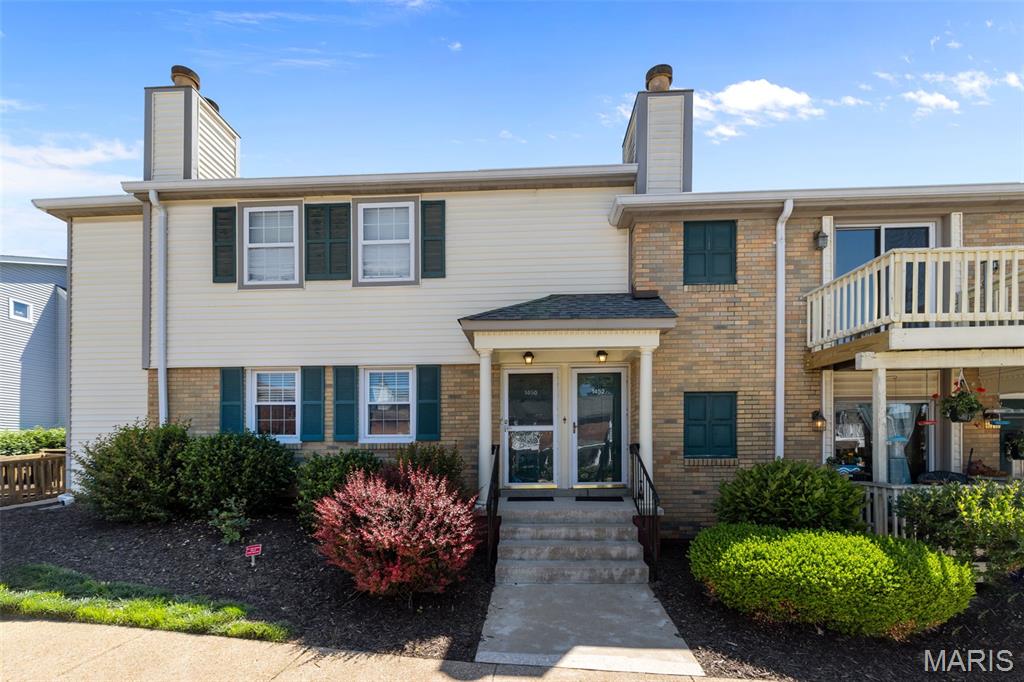 All of the features you want when looking for just the right Brentwood Forest Condo! Beyond the brilliant updates in this main-floor unit, let's talk about the full size side-by-side washer and dryer in the laundry room, wood-burning fireplace, and large, highly accessible patio! Rare to have all three of those features in a Brentwood Forest condo unit! Renovated in 2020, this condo features luxury vinyl plank flooring, new lighting fixtures, custom kitchen, delightful bathroom w/ walk in shower, and many more updates! The open living room/dining room is very inviting with the wood-burning fireplace as the focal point. Step out onto a large patio tucked away behind pretty foliage that is maintained for you - ahh, the carefree condo lifestyle! The kitchen features white shaker cabinetry, quartz counters, stainless steel appliances, and plenty of storage. The bathroom was thoughtfully updated light and bright, with a step-in, subway tile shower and glass door, as well as a new vanity and medicine cabinet for extra storage space. Did we mention your own laundry room with extra storage?! No stackable unit in the kitchen here! If you are unfamiliar with Brentwood Forest, there are two wonderful pools, two tennis courts, walking paths, ponds, and many more amenities, all within a short walk to grocery, restaurants, and places to shop! It is still truly a gem for any buyer looking for a low-maintenance lifestyle in the heart of St. Louis! Why rent when you can own this well maintained, gorgeous condo full of amenities!