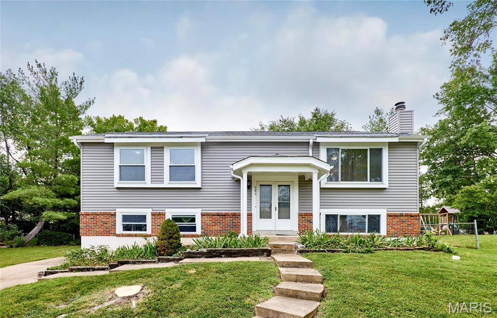 **Open house 7/03, 1-2PM, 7/05, 10:30AM-12PM** This charming 3-bedroom, 2.5-bath home with a 2-car garage for rent in Parkway South Schools.  Inside, you’ll find hardwood floors on the main level, carpet in the 3 bedrooms, and luxury vinyl plank flooring in the lower-level family room and office space. The updated kitchen features granite countertops, custom cabinets, pantry, subway tile backsplash, dishwasher, refrigerator, garage disposal, stainless and gas stove. The master suite has a walk-in closet, and walk-in shower. There is a deck off from dinning room to a private yard for your enjoyment of morning coffee, BBQ, or entertaining. Newer roof, siding, and gutter (2021).  Newer electric panel (2019). Washer, Dryer, and HVAC(2025) **Credit score of 700+ and proof of income 3X of rent is required**  You will love the walkable neighborhood, and central location-Close to Castlewood state park, shopping, Hwy 141 and Big Bend Blvd.   Don't miss this one!!   Available now. Home has passed occupancy inspection and ready for occupancy.   Owner Agent.