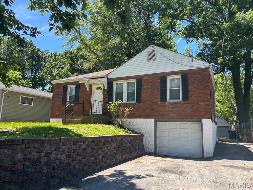 Charming and classic brick ranch in St. John! This move-in ready home offers 1,024 sq. ft. of comfortable main-level living space featuring 3 bedrooms and 1 full bath. You will love the durable brick construction, traditional architectural style, and the added convenience of a 1-car garage. The full basement provides an excellent canvas for extra storage, a home gym, or future finished living space. Situated on a private, 0.23-acre back yard lot near public transit and local amenities. Don't miss out on this fantastic opportunity—schedule your showing today!