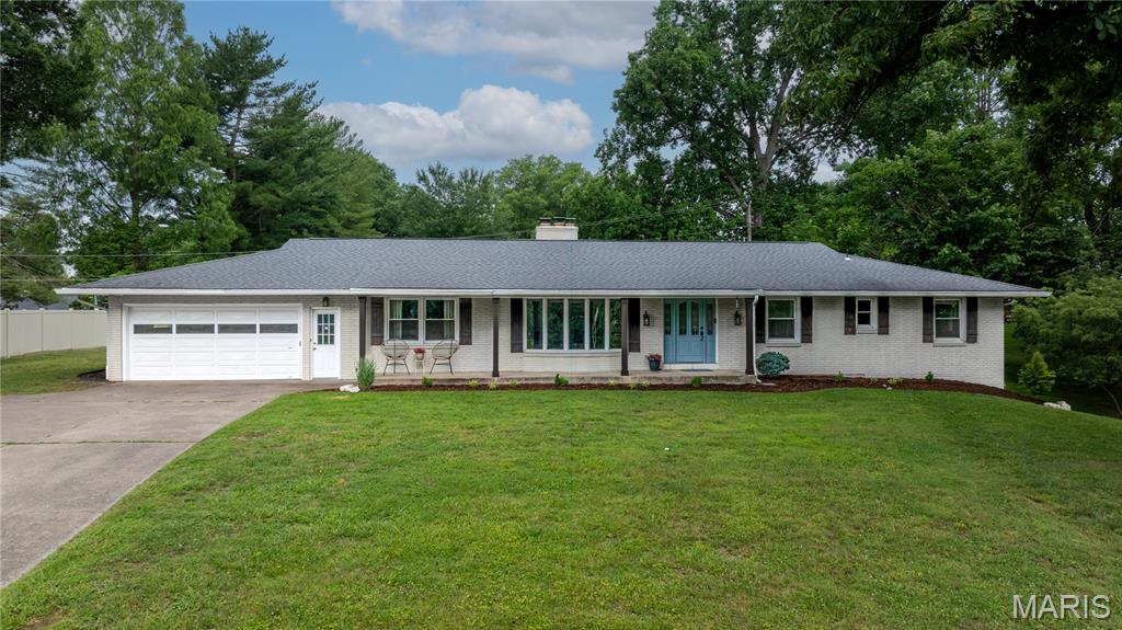 Space space and more space! A large spacious and solid brick ranch offering room to spread out both inside and out! The main level features a welcoming living room with bay window, large dining room, and a sunken hearth/family room highlighted by a beautiful beamed ceiling and fireplace creating the perfect gathering space. The updated kitchen shines with granite countertops, subway tile backsplash, breakfast nook, abundant cabinetry, and plenty of workspace for everyday living. Large rooms and generous living spaces continue throughout the home, providing flexibility for families of all sizes. Primary suite with ensuite bath that's been updated and big enough for a sitting area or nursery space. The fully finished walkout basement expands your living area even further with a huge family room, additional room used as 4th bedroom, wet bar, a full bath and a half bath, home office space and work-out space. PLUS direct access to a private patio - ideal for relaxing, hosting guests or enjoying a quiet evening outdoors. Large flat yard and close enough to walk toAlma Schrader school or Dennis Scivally park. Quick and fantastic location in Cape to get where you need in minutes. This home is a great combination of functional updates with exceptionally large living space at over 4,500 square feet -  this ranch-style home is ready for its next chapter.