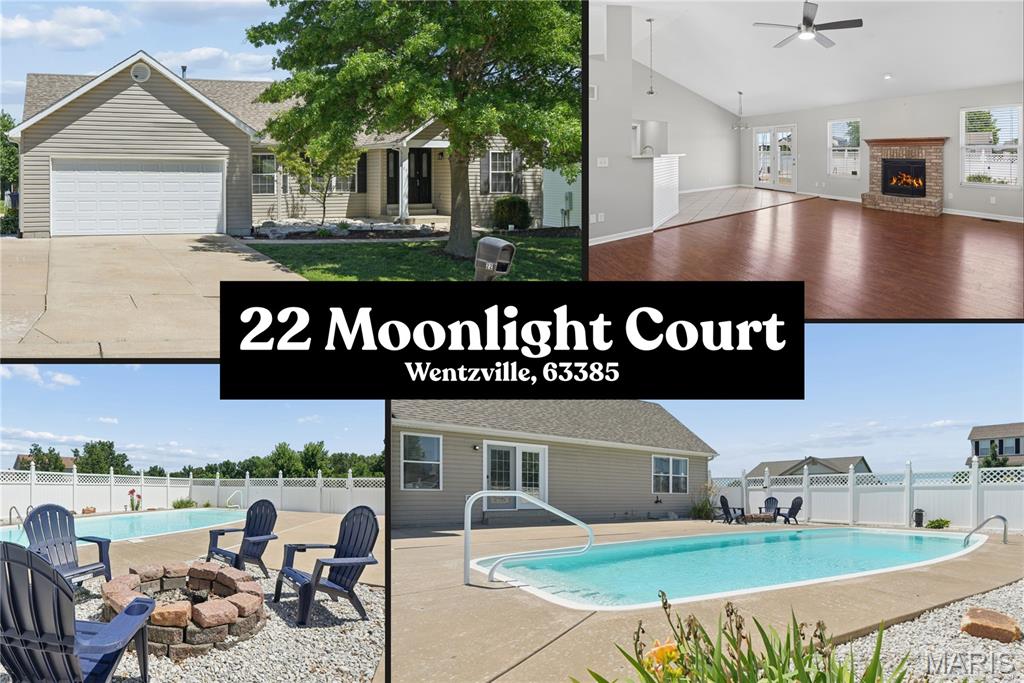 Fantastic Ranch Home with Inground Pool – Your Personal Backyard Retreat! 

Curb appeal abounds with mature landscaping that welcomes you. Step inside to a spacious foyer that opens to a vaulted great room featuring a cozy fireplace and newer laminate flooring. The great room flows into the bright breakfast area, where a patio door leads directly to your outdoor oasis. 

The vaulted kitchen offers an abundance of cabinetry, generous counter space, and a convenient pantry, making meal prep and entertaining a breeze. There is also convenient main-floor laundry. 

The split-bedroom floor plan provides privacy, with a spacious primary suite featuring 
a walk-in closet and an updated private bath with a beautiful walk-in shower. Two additional 
generously sized bedrooms and a second full bath complete the main level. 

The finished lower level expands your living space with a huge family room, full bath, private 
office, and plenty of storage. 

Outside, enjoy your own private paradise! Relax on the large patio, take a dip in the inground 
pool, or gather around the cozy fire pit with family and friends. Summer is calling—move in 
now and start making memories before the season ends!
