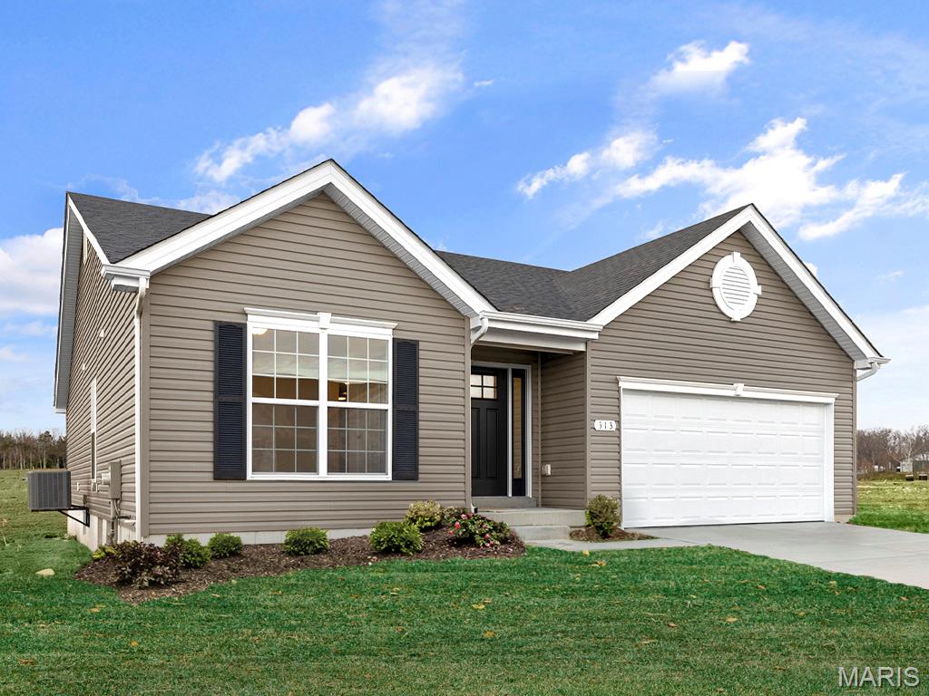 New McBride Homes Aspen ranch 3BR, 2BA will be ready this fall! Walkout homesite! Perfect for entertaining featuring an open floor plan with a great room with a ceiling fan, & wood laminate flooring throughout the main living areas. The kitchen features level 4 Brellin White 42” cabinetry, quartz countertops, peninsula with an extended breakfast bar, stainless steel GE appliances. The primary suite has a walk-in closet, private bath w/dual sink vanity & 5ft walk-in shower. Two extra bedrooms & a full bath add convenience. Extras include 6ft windows, ceiling fan prewires, 1st floor laundry, two-car garage with coach lights & 6 panel white interior doors. The lower level has a ¾ bath rough-in for future finish. The Highlands onsite amenities include two playgrounds, community pavilion and sports court with convenient access to local attractions. Enjoy peace of mind with McBride Homes’ 10 year builders warranty and incredible customer service! Display photos shown.