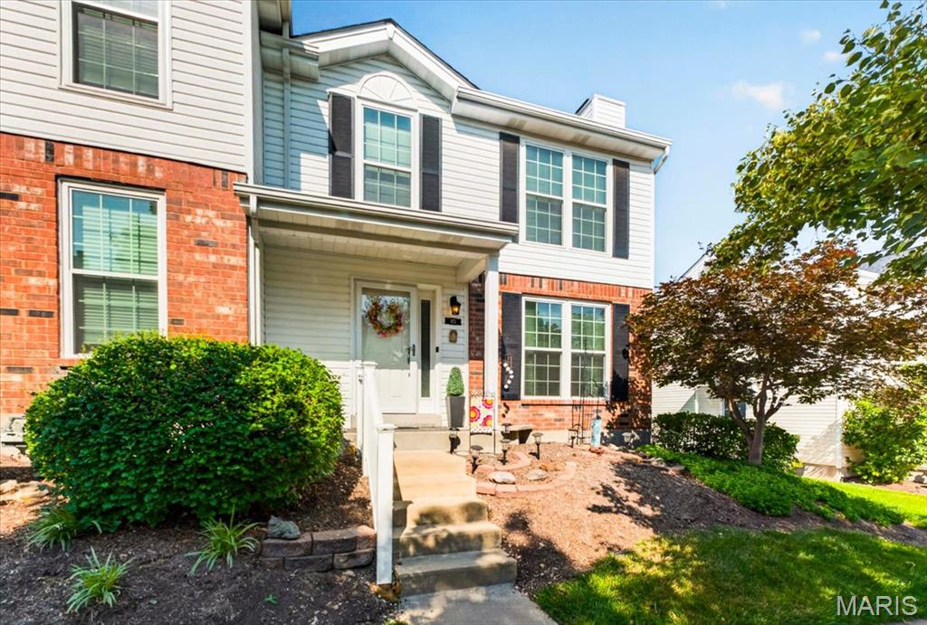 Welcome to 115 Carriage View Drive, a beautifully maintained condo in the sought-after Villages of Carriage Crossing. Cherished by its original owner, this home offers complete peace of mind with a list of recent improvements—including a new hot water heater (2026), an electric dryer (2026), a whole-house surge protector (2025), a new HVAC system (2023), new windows throughout the entire home (2022), and Sewer Lines cleaned to the street in August 2024

Enjoy the convenience of being just moments from Wildwood Town Center, where you can walk to shopping, scenic trails, a playground, and the vibrant new community park, perfect for summer concerts. Plus, students will attend the top-rated Rockwood School District!