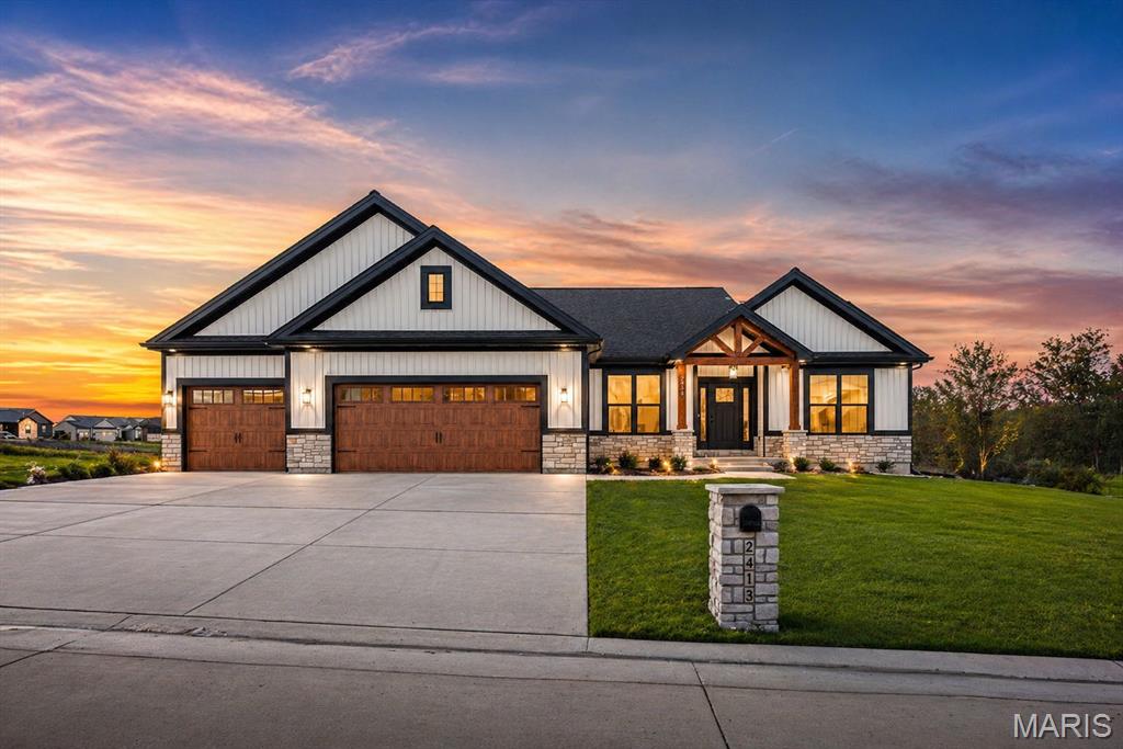 Discover true luxury living in this impeccably designed high-end home, featuring 4 main-floor bedrooms, a private office, and a beautifully finished lower level—perfect for the way today’s buyers actually live.

Set on a premium homesite that backs to mature trees, this home offers the privacy and peaceful backdrop everyone wants but rarely finds. Inside, the open layout flows effortlessly, highlighted by upscale finishes, soaring ceilings, and oversized windows that capture those wooded views. The main floor includes four generous bedrooms, including a standout primary suite, plus a dedicated office ideal for remote work or a quiet retreat.

Head downstairs to a finished lower level built for entertaining—rec room, guest space, storage, and more. Every inch feels intentional, comfortable, and elevated.

And if you’re thinking about making a move, Washington, Missouri makes the decision even easier. Families are drawn to the award-winning schools, strong local programs, and supportive environment that lets kids thrive from kindergarten through graduation. Adults love the friendly small-town feel paired with big-town amenities—walkable downtown shops and restaurants, scenic riverfront trails, vibrant festivals, and a community that genuinely looks out for each other.

Washington is the place people move to when they’re ready for a better quality of life—safe neighborhoods, great schools, and a community that pulls you in and makes you feel at home. If you’re done compromising and ready for a home and town that finally match your expectations, this one delivers.
Northern Star Homes is your hometown builder in Washington, where you'll find so much to do including parks, walking trails, shopping and a thriving downtown and riverfront area.
Northern Star Homes is your hometown builder in WashMO. 
Plan on staying!