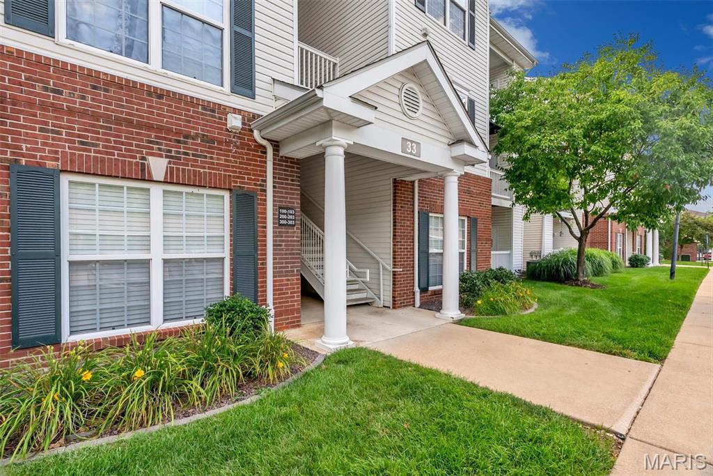 Welcome to this beautifully updated top-floor 2-bedroom, 2-bath condo in the sought-after Bridgewater Cove community!  This move-in-ready home features an open floor plan with soaring vaulted ceilings and abundant natural light, creating a bright and spacious feel throughout.

The updated kitchen features new quartz countertops, new lighting, and brand-new appliances, including a stove, dishwasher, microwave, and garbage disposal. The refrigerator, washer, and dryer are all included, making this home truly move-in ready.

Fresh paint and new luxury vinyl plank flooring throughout provide a clean, modern look. The spacious primary suite offers a private bath and walk-in closet, while the second bedroom also features a walk-in closet and easy access to the second full bath. Enjoy your private covered deck with an additional storage closet, plus the convenience of an assigned covered parking space.

Enjoy low-maintenance living with community amenities including a pool, fitness center, clubhouse, dog park and the added value of water, sewer, and trash service included in the monthly condo fee. Conveniently located near shopping, dining, and major highways, this move-in-ready condo offers comfort, style, and low-maintenance living.