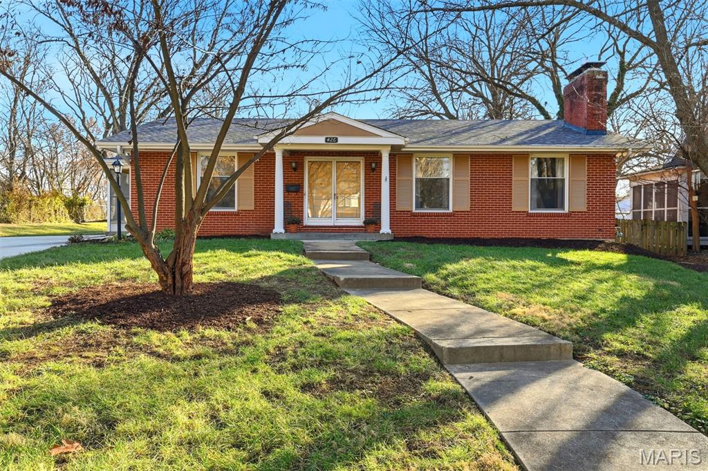 Spacious All-Brick Ranch in a Private, Serene Setting!
Welcome to this charming and meticulously maintained full brick ranch boasting character, comfort, and exceptional outdoor living space. Situated on a beautifully landscaped lot, this home offers a private oasis featuring a rear-entry two-car garage, double driveway with extra-large turn-around, and abundant space for vehicles.
Inside, enjoy generous room sizes and gleaming hardwood floors throughout the main level. The bright breakfast room opens through French doors to a screened-in porch—perfect for morning coffee or entertaining guests. The professionally finished lower level expands your living space with:
Two bedrooms with egress full bath combined with family room, laundry and utility area.
Outdoors is truly an extension of the home with: Large deck, Firepit area Raised bed garden, Storage shed with extra patio space.  This home is designed to be enjoyed inside and out and has been cared for with pride. Don’t miss your opportunity to own a beautiful property with space, style, and functionality.