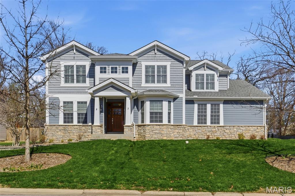 LADUE SCHOOLS!!! Stunning 5 Bedroom Home in Desirable Olivette offering Over 3,800 Sq Ft of living space, on Nearly half Acre lot! Welcome to this gorgeous 5 bedroom, 4.5 bath home offering over 3,800 sq ft of living space on nearly a half-acre lot in the highly sought-after area of Olivette. Built just 12 years ago, this beautifully designed home features an open floor plan, soaring ceilings, and exceptional spaces for both everyday living and entertaining. The main level includes a separate dining room and a private office with a walk-in closet, which can easily serve as a main floor guest room or sleeping area. The spectacular two story great room showcases a grand stone wood-burning fireplace, wet bar with wine cooler, and dramatic two story windows along two walls that flood the space with natural light. The great room flows seamlessly into the breakfast nook and chef’s kitchen. Designed for cooking and gathering, the kitchen features a large center island with seating for five, granite countertops, large pantry, abundant cabinetry and counter space, and 42 inch cabinets with crown molding. Upstairs, the spacious primary suite offers two large walk-in closets and a luxurious ensuite bath with a soaking tub and separate shower. Three additional bedrooms are located on the second level, including one with a private ensuite bath and two that share a convenient Jack-and-Jill bathroom. A second floor laundry room adds everyday convenience. The finished lower level provides outstanding additional living space, including a large entertainment area, a comfortable in-law suite with private ensuite bath, exercise room, and a home theater setup with projector and large screen, perfect for movie nights. Additional highlights include 3 car garage, two large storage rooms, Central vacuum system, Whole home sound system, Irrigation system, and Energy efficient geothermal HVAC system! Ideally located close to popular Olivette restaurants and shopping, including Target, Costco, and Dierbergs, with easy access to Highway 170 and 40/64. This exceptional home truly has it all. Home has PASSED Olivette Occupancy! Schedule your private showing today, you won’t be disappointed!