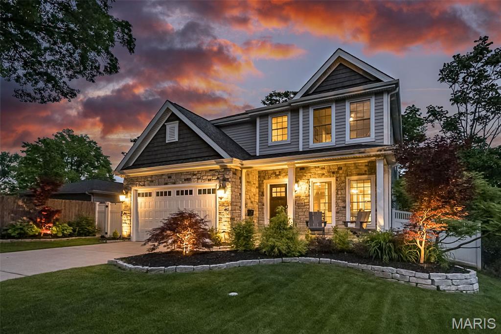 A gorgeous five-year-young 2 Sty home with 5 bedrms, 3.5 baths, open floor plan & finished lower level. As you enter the foyer notice the beautiful hardwood, 9ft ceilings, crown molding, 5 1/4 base throughout the main level. The separate dining rm transitions through the butler's pantry to the kitchen featuring 42” cabinets, Quartz counters, stainless appliances, double oven, gas cooktop, dishwasher, microwave & beverage/wine cooler. Kitchen & breakfast area flow openly to the spacious family rm with 42" fireplace, custom mantle & adjacent room for a home office. The family rm walks out to a private patio including a custom outdoor kitchen & fenced level yard perfect for entertaining & family fun. The 2nd floor has a large primary suite offering two walk-in closets, & a large primary bath. The floor is complete with three additional bedrooms, full bath & large laundry room. This home has a finished lower level including a large family room, 5th bedroom, and full bath.  Great Location!