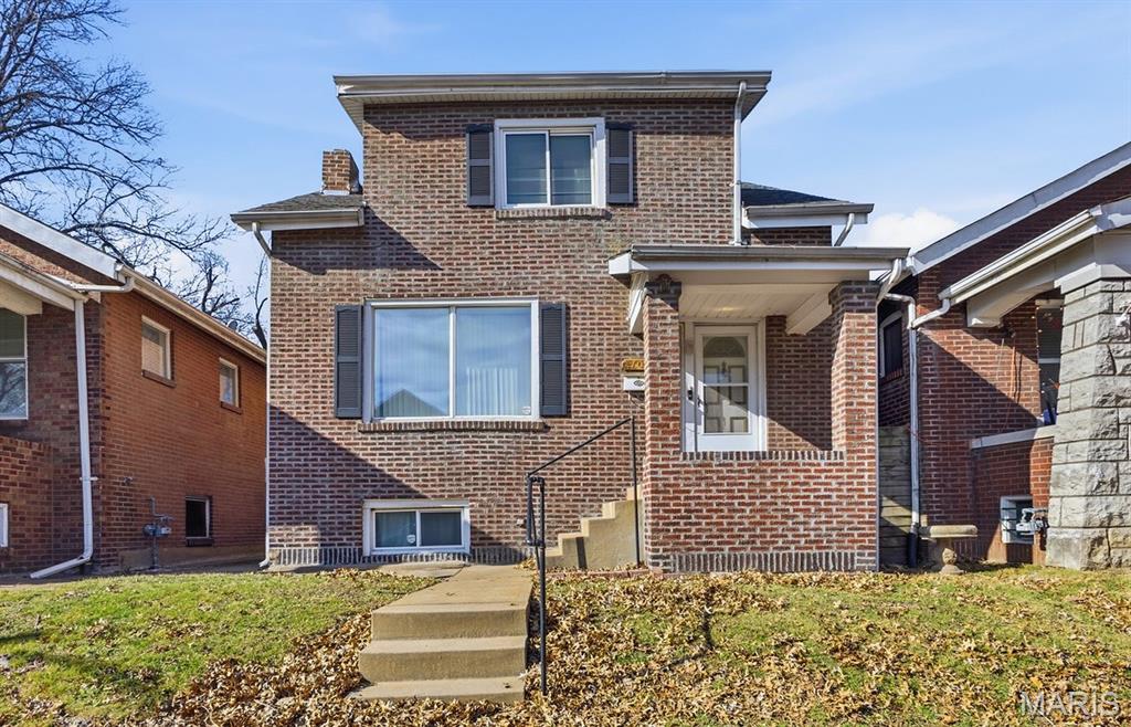 This 1922 single-family residence invites you to craft your own personalized touches to a move in ready home. This gem includes a large family room and dining room with hardwood floors and recessed lighting. The full-size kitchen with tile floors and recessed lighting leads to an oversize deck. The second level includes 2 good size bedrooms and one full bath. The unfinished basement has a full bath, washer dryer hookup, and a walkout to a fenced backyard with a two-car parking pad. Hurry!!