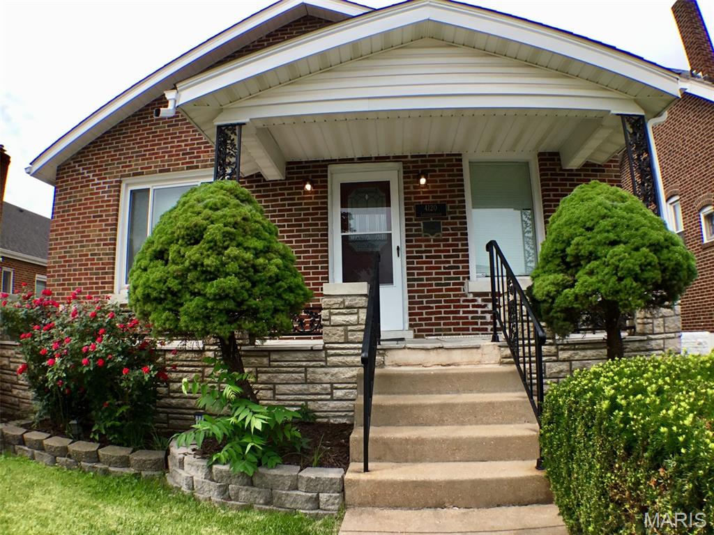 Welcome home to this beautifully updated, stately brick home just a short stroll from Carondelet Park! Enjoy one of St. Louis' premier parks featuring scenic walking trails, a picturesque lake & boathouse, tennis courts, a recreation center with swimming pool, & acres of beautiful green space-all just minutes from your front door.  This move-in-ready home offers three spacious bedrooms on the main level, plus a versatile bonus room in the lower level that's perfect for a family room, home office, guest space, or even a fourth bedroom. T
The bright, eat-in kitchen features newer cabinetry, granite countertops, stainless steel sink with garbage disposal, ceramic tile flooring, & a full suite of stainless steel appliances including a brand new refrigerator, stove & dishwasher. 
Freshley painted throughout-including walls & trim-giving the entire home a bright, clean, move-in-ready feel. Newer vinyl windows throughout the home & newly refinished hardwood floors on the main level add warmth, character & timeles appeal. 
Relax with your morning coffee on the inviting, oversized front porch, or entertain family  & friends on the ecpansive concrete patio overlooking the fully fenced backyard. A detached one-car garage with an automatic opener & concrete driveway provide added convenience. 
With its thoughful updates, classic curb appeal, & unbeatable location near parks, shopping, dining, & major highways, this home is truly move-in ready. Don't miss your oppertunity to make in yours.
Schedule your showing today!