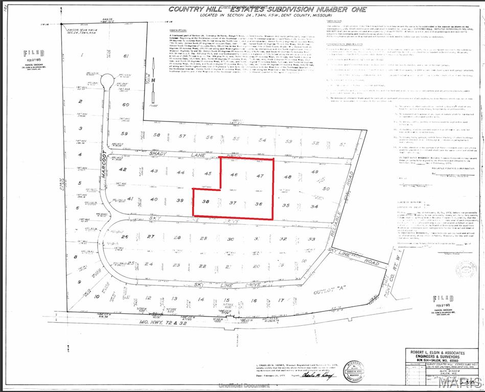 Located just east of Salem in an established subdivision, this 5-acre parcel offers a peaceful, wooded setting with convenient access to town. Electric near by and high-speed internet are available, and the chip-and-seal road ensures easy maintenance. With access from two county roads CR 4253/ 4255 and multiple potential building sites, this property is perfect for your dream home. Endless possibilities await! Sale includes LOTS 36,37,38,46,47  -agent owned.