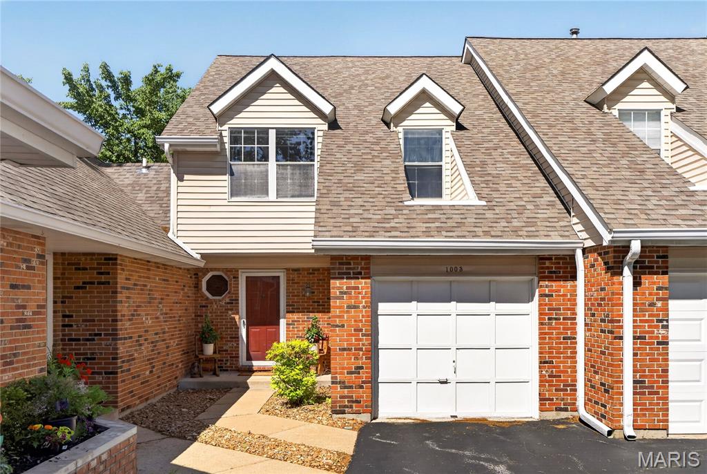 What an opportunity! This townhome style condominium offers spacious living across three floors with two outside spaces for bright, open plan living. Situated at the end of a quiet cul-de-sac in the popular subdivision of Hickory Sound, this home provides a unique multilevel layout rarely found in similar units across the complex. 
The main floor features a living area with vaulted ceiling, new Velux skylight, and wood-burning fireplace - filling the space with natural light and warmth. The adjoining dining area opens to a private outdoor deck, the perfect spot to enjoy your morning coffee or unwind in the evening. The kitchen includes some newer appliances and connects directly to the attached 1- car garage. A half bath and hall closet complete the main level.
Upstairs, this entire floor has been freshly carpeted, ready to move in! The bright mezzanine overlooks the living area, leading to an extra spacious primary bedroom with walk-in closet and substantial room for a sitting, dressing, or office area to supplement the sleeping space. This floor also offers a second bedroom with closet and full bathroom. The mezzanine has a conveniently built in space with washer and dryer and ample shelving for linens and supplies.
The finished lower level provides an additional large living area. This floor offers great versatility, ideal for a second family room, guest suite, home office, gym or flex space. The level also has a full bathroom with walk-in shower, a separate large utility storage room, and a second outdoor patio. 
Hickory Sound community living includes clubhouse and swimming pool, pickle ball and tennis courts. There is comprehensive grounds, water and trash maintenance, and pretty landscaping. The subdivision boasts walkway access to Ohlendorf Park, situated next to the Hannah Road entrance. Hickory Sound is conveniently located near Twin Oaks shopping and dining and public library, centrally located for easy driving commutes with quick highway access.