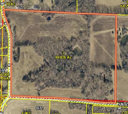 A great opportunity for the family looking for a place to build a future on. Great deer and turkey hunting, many open acres that can provide pasture for the equine enthusiast,  with a small pond and beautiful wooded areas. This parcel lays very well and offers numerous opportunities, with county road frontage on two sides, for those with developing in mind.