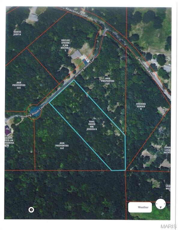 Great building site on paved road, under ground electric  Peaceful wooded setting with gentle slope, excellent for house with walkout basement.  Quite area yet just about 10 minutes from I-44 at St Clair Exit.  Nice houses in neighborhood.