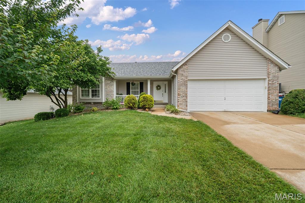 This is the one! Beautifully updated and move-in ready, this impressive ranch offers the perfect combination of modern updates, generous living space, and an unbeatable St. Charles location. From the moment you step inside, you'll be welcomed by soaring ceilings, abundant natural light, and a bright, open layout designed for comfortable everyday living and effortless entertaining.
The heart of the home is the completely reimagined kitchen, renovated in 2022 from the ground up. Featuring a stunning center island, updated cabinetry, beautiful countertops, new flooring, and a dramatically improved layout, this space is as functional as it is stylish.
The main level showcases vaulted ceilings in both the living room and primary suite, while skylights flood the home with natural light, creating an airy, inviting atmosphere throughout. Cozy up by the gas fireplace upstairs or head downstairs to the expansive finished walkout lower level, where a second gas fireplace creates the perfect setting for movie nights, game days, guests, or multi-generational living.
Step outside onto the spacious deck and enjoy peaceful outdoor living overlooking the backyard. Whether hosting friends, grilling out, or simply relaxing after a long day, this home offers the indoor-outdoor lifestyle today's buyers crave.
Recent big-ticket improvements provide added confidence, including a brand-new roof (2024) and a beautifully updated primary bathroom shower (2025).
Located in the heart of St. Charles with quick access to I-70, Highway 94, and Highway 364, you'll enjoy convenient access to shopping, dining, parks, and everything the area has to offer.
Vaulted ceilings. Skylights. Two fireplaces. A stunning renovated kitchen. Finished walkout basement. New roof. Prime location. Opportunities like this don't come along often schedule your showing before it's gone!