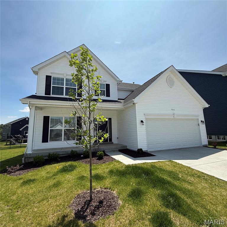 Available August 1st! Immaculate 4 Bedroom Home for Lease in Harvest Community. This stunning 4-bedroom, 2.5-bath home offers modern design, abundant space, and a prime location—all within the award-winning Wentzville School District. Step inside to discover an open, airy layout featuring a great room with a cozy gas fireplace, separate formal dining & living spaces, and a gourmet kitchen complete with custom cabinetry, Quartz countertops, pantry, large center island, and stainless steel appliances. The main floor also includes a breakfast area, powder room, and  laundry room with washer and dryer. Upstairs, unwind in the spacious primary suite featuring a walk-in closet and a luxurious ensuite bath with a soaking tub and walk-in shower. Three additional bedrooms, each with their own walk-in closets, and a full hall bath offer ample space for family, guests, or a home office setup. Plenty of storage space in unfinished basement and attached 2 car garage. Enjoy the convenience of close proximity to shopping, dining, parks, and easy access to Highways 364 & 40, commuting is a breeze!  Harvest offers a vibrant, amenity-rich community designed for connection and outdoor living. Residents can enjoy pickleball and bocce ball courts, a nature-inspired play zone, playgrounds, and a 13-acre town square featuring a food truck court and farmer’s market area. The community’s main amenity area is nearly complete, with the community garden currently under construction and coming soon. Don’t miss this opportunity—call today to schedule your showing! NO Smoking, a small pet will be considered by owner and will require additional fees/non refundable deposit. Tenants responsible for all utilities, must have excellent credit & good verifiable residential history, no felonies & minimum of 3x the rent in household income. 1st month's rent and security deposit (equal to 1 month's rent) due at lease signing. Call today to schedule a showing!