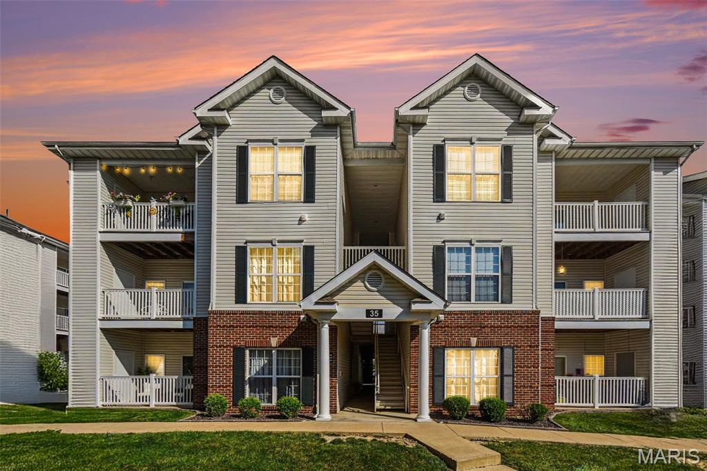 Imagine starting your morning with a cup of coffee on your private balcony, taking in peaceful water views, then unwinding in the evening to the relaxing sound of the fountain just outside your door. At 35 Kassebaum Lane #205, you’re not just buying a condo—you’re securing one of the most desirable locations in the community.

With over $10,000 in recent improvements, this beautifully maintained, move-in-ready condo offers both comfort and peace of mind. Recent updates include approximately $8,000 in new hardwood flooring, a completely new HVAC system, and $1,800 in custom cellular blinds. While many units face the parking lot, this coveted location overlooks the community pond, creating a serene backdrop you’ll enjoy year-round.

Inside, you’ll find a bright and inviting living space filled with natural light and thoughtful updates throughout. The kitchen comes equipped with a dishwasher, microwave, and stove—all less than three years old. Smart bulbs throughout the home add modern convenience, while the included window treatments help make this home truly move-in ready.

Beyond the unit itself, this condo offers amenities and features that are hard to find at this price point. Enjoy access to the community pool, dog park, parking lot camera security, and the added convenience of a dedicated covered carport—a feature not available with every unit.

Located in the heart of South County, you’ll be just minutes from shopping, dining, parks, medical facilities, and major highways, making everyday errands and commuting a breeze.

Whether you’re a first-time buyer, downsizing, or simply looking for a place that’s easy to love and easy to maintain, this exceptional condo combines valuable upgrades, desirable amenities, and a premium pond-side setting that truly sets it apart.