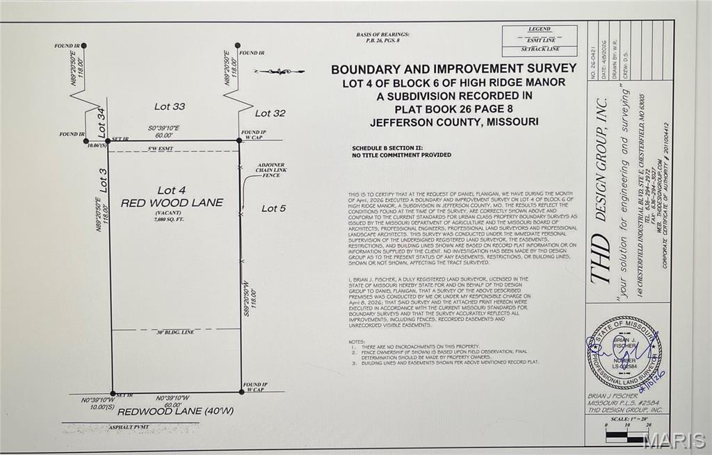 High Ridge Manor - Land