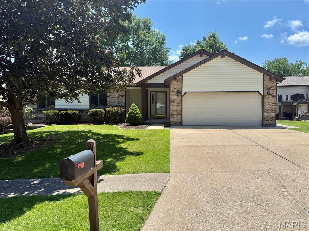 Welcome to 6 Quiet Brook Ct, a beautifully updated home offering over 2,800 square feet of finished living space.  This 3-bedroom, 4-bath home combines modern updates with comfortable, functional living.  The updated kitchen features white cabinetry, a center island, and newer stainless steel appliances, opening seamlessly to the breakfast area and spacious great room with a wood-burning fireplace. Luxury vinyl flooring extends throughout the main and lower levels, creating a clean, cohesive look.  The main level also includes a separate dining room, which could also be used as an office area, a laundry room located just off the kitchen with a convenient half bath, three generously sized bedrooms include a primary suite with a walk-in closet, and a private full bath with a walk-in shower. Another full updated bathroom is located off the hallway.  The newly refinished walkout lower level offers additional living space along with another updated full bath. The only carpeting in the home is the brand-new carpet on the staircase.  Step outside to enjoy the newer maintenance-free deck with stairs to the lower level patio area.  Additional highlights include a two-car garage with opener and brand-new roof (June 2026) and Brand-new siding coming in July.  Don't miss seeing this amazing place to call HOME !!!  ** Within the next two weeks, two windows will be replaced, one in the breakfast room and one in the kitchen, along with replacing the lower level sliding glass doors. Also brand new siding should be installed within the next two weeks. **