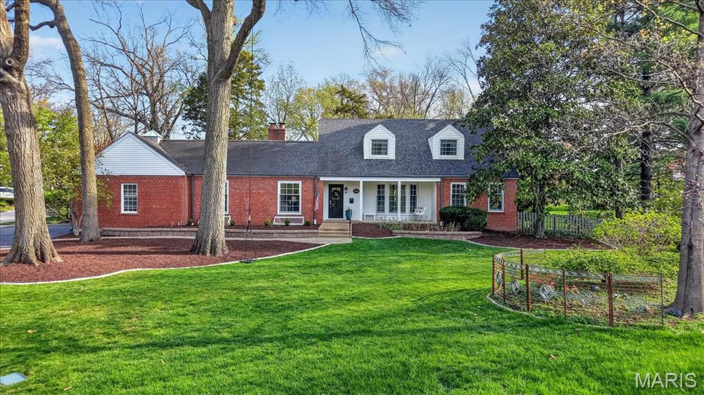 Don’t miss this exceptional home in one of Glendale’s most desirable neighborhoods—just a short walk to local parks and the shops and restaurants of downtown Kirkwood. Situated on over a half-acre lot, this property is a rare find in Glendale. From the moment you arrive, the charming curb appeal sets the tone for what’s inside. The main level features a spacious living room with impressive 10.5-foot coffered ceilings and a stunning double-sided fireplace that seamlessly connects the living room and kitchen. The open, airy kitchen offers abundant space, complete with a large center island and a comfortable eat-in area. Just off the kitchen, the mudroom provides convenient access to the garage and includes built-in storage to keep everyday essentials organized. Down the hall, you’ll find a private office, a powder room, and a versatile flex space with beautiful bay windows—currently used as a playroom. A generously sized laundry room with additional storage is also located on the main floor. The primary suite is thoughtfully positioned at the end of the hall and features a walk-in closet and a beautifully updated bathroom with a soaking tub, separate shower, and double vanity. Upstairs, you’ll find two additional bedrooms and a newly renovated, expanded full bathroom. The attic offers extra storage, along with potential for future expansion—current owners have plans for a fourth bedroom with a dormer. The partially finished basement has been recently refreshed with new flooring and fresh paint, providing even more usable space. And finally, the expansive backyard truly completes the home—perfect for relaxing, entertaining, or enjoying the outdoors. Recent updates include new windows, a remodeled upstairs bathroom, a French drain system, and new backyard landscaping.