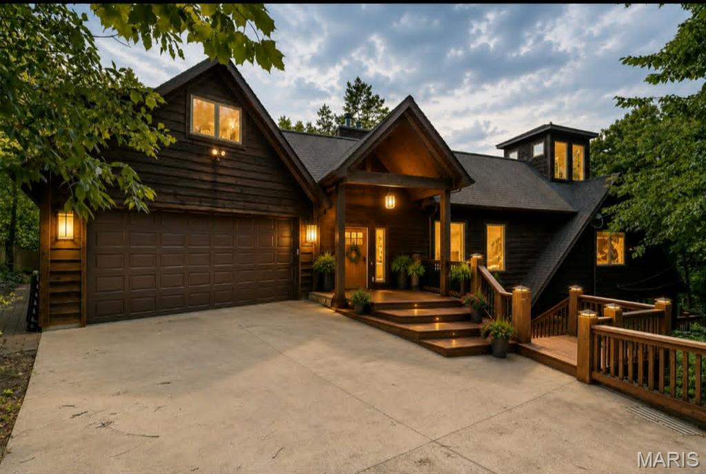 Located within the sought-after 24-hour gated Lake Sherwood community, this exceptional waterfront home is perfectly nestled among the trees on a scenic 0.30-acre point lot, offering over 5,000 square feet of living space with breathtaking main lake views.
Featuring 5 bedrooms, 3 full baths, space for everyone this home is designed to accommodate large families, weekend gatherings, or year-round lake living. The thoughtfully designed floor plan includes three finished levels—main, upper, and lower—along with two full kitchens, multiple living areas, and an impressive great room, providing incredible flexibility for entertaining or multi-generational living.
Step outside onto multiple decks where you can relax and enjoy the peaceful wooded surroundings with natures wildlife and lake views. Your private dock on the main lake offers easy access to boating, fishing, swimming, and everything lake life has to offer.
Additional highlights include zoned heating and cooling, an oversized two-car garage, and a private wooded setting that offers both tranquility and beauty.
Properties like this are rarely available. With its distinctive point location, expansive floor plan, incredible waterfront setting, and endless possibilities, this is a truly unique piece of property. This lake community offers boating, fishing, beaches, a marina, clubhouse, pool, campground, A Lakeside Grill with a full menu and year-round community events.
This is more than a home—it's a lifestyle. Come experience what waterfront living is all about at Lake Sherwood.