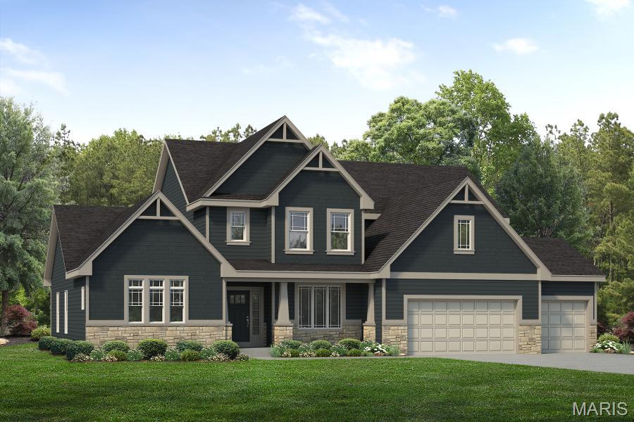 COMING SOON to Homesite  315 - Gorgeous 4 Bedroom, 3 and a half bathroom residence boasts high end finishes showcasing modern luxury in Dardenne Prairie. The spacious layout offers an open floor plan perfect for entertaining guests and fostering a sense of togetherness. Each bedroom offers a personal haven for every family member, providing comfort and privacy. The open concept kitchen is the heart of the home creating a perfect space for your family's daily life. A covered porch opens to the large backyard, a canvas for family fun and entertaining guests. The 3-car garage offers plenty of space for all your vehicles and golf cart. Located in Wentzville Schools you'll love the safe and vibrant community, all the amenities and conveniences right at your doorstep, and close to shopping, highways, & country clubs! This home is a true gem that seamlessly combines luxury, style, and functionality for your perfect family living experience. This home will not last – schedule your appointment today!