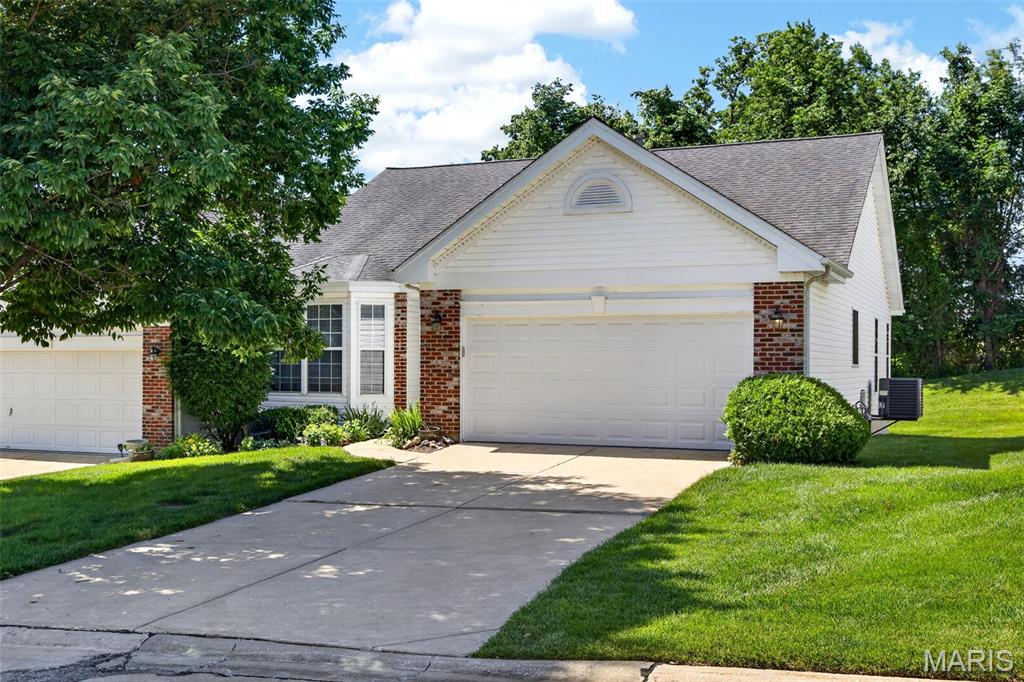 Desirable villa in a premier neighborhood. Features include luxury vinyl plank flooring, 2 spacious bedrooms, 3 full bathrooms a bright 3 season room and a finished basement providing valuable extra living space. Move in ready and designed for easy living.