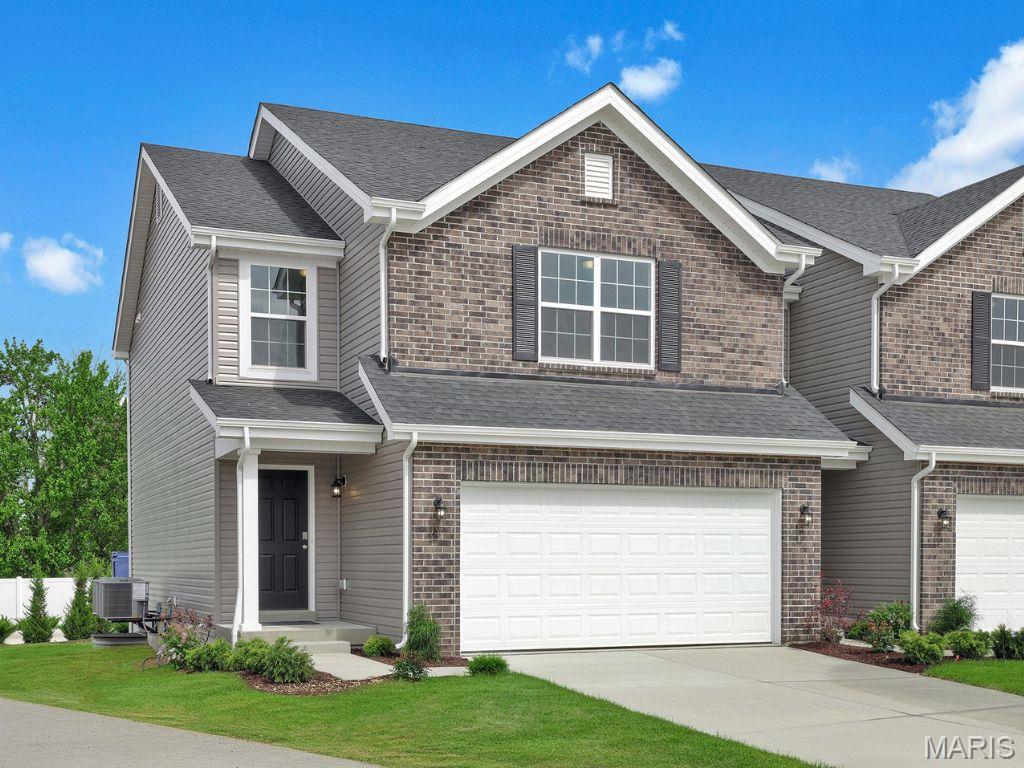 McBride Homes’ Burlington 2-story 3BR, 2.5BA is move in ready now! This beautiful townhome features an open floor plan with a large family room, breakfast area, & kitchen with a flush breakfast bar. The kitchen has Winstead Burlap 42-inch cabinetry & stainless-steel GE appliances. Enjoy wood laminate flooring throughout the main level! The master bedroom has two large walk-in closets & private master bath with double bowl vanity, enclosed toilet, & walk-in shower. 2nd floor also features laundry room, two extra bedrooms with walk-in closets, and a full bath! Other extras include upgraded lighting/plumbing fixtures, ¾ bath rough in at the lower level, six panel white interior doors, plus garage coach lights. Fairmount Grove features a small enclave of attached townhomes nestled off Thoele Road near McClay Road. Lawn mowing and snow removal is included with the HOA in this community! Enjoy peace of mind with McBride Homes' 10 year builders warranty and incredible customer service! Similar Home Photos Shown.