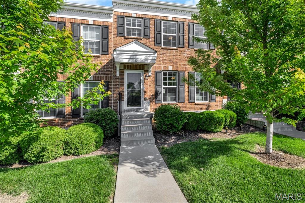 Beautiful and move-in ready townhome located in sought-after Maryland Heights and Parkway Schools! This 2 bed, 1.5 bath home offers low-maintenance living with a functional open layout and stylish updates throughout. The main level features luxury vinyl flooring, main floor laundry, a spacious family room, guest half bath, stainless steel appliances, and a modern kitchen perfect for everyday living and entertaining, plus access to the attached 1-car garage. Upstairs offers two generously sized bedrooms with walk-in closets, a full bathroom, and a convenient linen closet for additional storage. The unfinished lower level includes an egress window and bathroom rough-in, offering endless potential for a future bedroom, home office, gym, rec room, or additional living space. Additional updates include fresh paint, new lighting fixtures, plush carpet, updated HVAC, and a newer roof (2025). Conveniently located near Westport, shopping, dining, parks, and major highways!