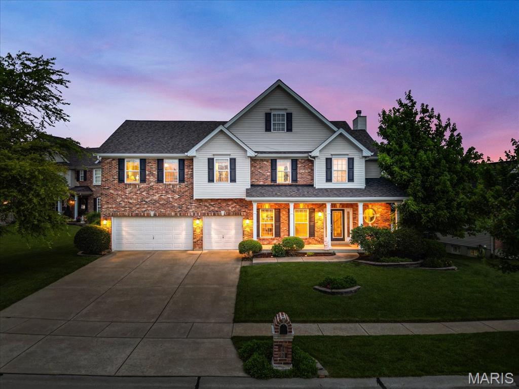 Welcome to 42 Scarlet Meadows Drive—where timeless design, spacious living, and a picturesque homesite come together in this beautifully maintained 2-story home complete with a 3 car garage nestled on a large lot framed by mature trees. Offering 4 bedrooms, 3.5 bathrooms, and an inviting layout designed for both everyday living and entertaining, this home combines comfort with functionality.  Main Living spaces include: Great Room with fireplace, Hearth Room off Breakfast Room with fireplace, Kitchen, Dining Room off the 2-story Foyer and Loft/Bonus Room.The Kitchen features stainless steel appliances, center island, hardwood floors and bay with atrium door. The spacious Primary Suite serves as a private retreat featuring walk-in closet and a FULLY remodeled luxury bathroom designed with upscale finishes and spa-like comfort. Updates include: adult height vanity with soft close drawers + doors, linen towers (2), custom shower with tile walls and base, glass doors, and seperate soaking tub. New LVP flooring. The Bedroom #2 Suite includes its own private bathroom and walk-in closet, while Bedrooms #3 and #4 are connected by a convenient Jack-and-Jill bathroom layout. The lower level offers endless possibilities for future expansion—whether you envision a recreation room, home gym, guest suite, or additional entertaining space. Updates include: new carpet, fresh paint and modern light fixtures that bring a sparkle to the rooms. With the desirable floor plan, mature setting, and room to grow, this exceptional home offers the perfect blend of elegance and opportunity. COMING SOON. This home is a must see!