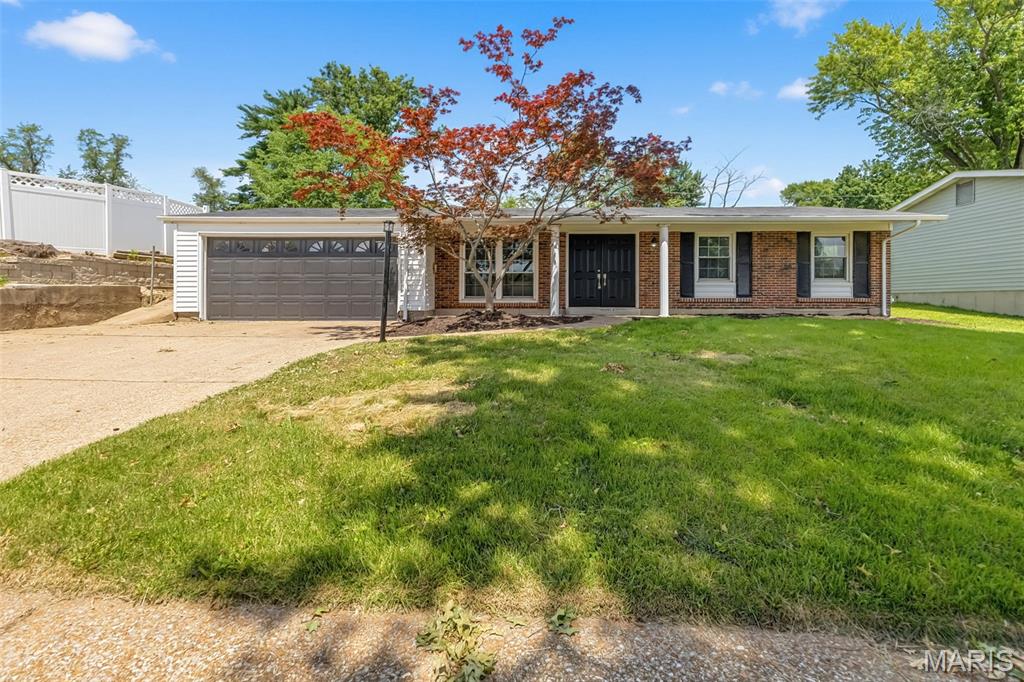 Welcome to 11915 Benedetta Drive in Bridgeton! This beautifully updated 3-bedroom, 2-bath home is move-in ready and packed with modern upgrades throughout. From the updated flooring and stylish kitchen to the renovated bathrooms, every detail has been thoughtfully refreshed to create a warm and inviting living space.  The functional floor plan offers comfortable living areas, spacious bedrooms, and plenty of natural light. The updated kitchen features contemporary finishes and is perfect for both everyday living and entertaining. Outside, you'll find a large backyard with plenty of room for kids, pets, gatherings, or simply relaxing outdoors.  Additional features include a spacious 2-car garage, updated fixtures, and numerous improvements that make this home truly stand out. Conveniently located near shopping, dining, parks, and major highways, this is an opportunity you won't want to miss.