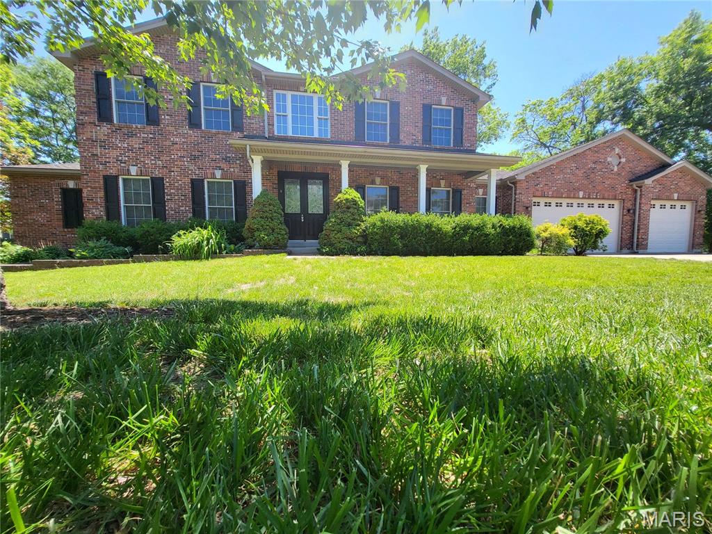 You will love this stunning huge 2-story family home located in a high demand but extremely quiet Olivette neighborhood with access to the #1 Saint Louis Ladue public school district educational system. With 5,035 sq. ft. of elegantly finished living space on 3 levels, this traditional inspired exterior architecture, modern & open interior floor plan, is ideal for anyone’s lifestyle. Crown molding adorning 9' ceilings on 1st floor and 8' ceilings on 2nd floor, oak hardwood floors, tiled bathroom floors, new carpet in bedrooms and custom windows for plenty of natural lighting. Gourmet kitchen with 42" maple cabinets, granite counter tops, built-in oven and microwave, dishwasher, fridge, and 5 burner gas downdraft cooktop in the island. 1st floor master bedroom, huge en suite with double sinks, jetted tub, shower, and walk-in closet. 2nd floor has 4 spacious bedrooms, 2 full baths and a huge loft area. Basement with wet bar, over-sized 3 car garage with 10'-6" ceiling, RO drinking water filtration system, central vacuum, covered front door porch, covered rear patio deck. Solar panel array keeps your power bills nearly nonexistent. Minutes from Lambert Airport, downtown Saint Louis, shopping malls and the best dining around, all nestled on 17,598 sq. ft. of well-manicured grounds with a variety of mature shade trees and only one adjoining property for rare unparalleled privacy. Check out this turn-key rare gem before it is gone.  Do not miss out!