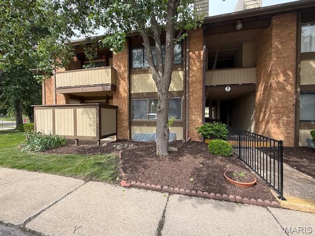 Ground level unit with easy access to Hwy 70. Features include new laminate flooring, granite counter tops & updated bath. Other features include ceramic tile kitchen & bath floors, 6 panel doors, private laundry w/washer & dryer & storage locker. Water, sewer & trash removal included, plus complex swimming pool ! Minimum credit score of 675 required. No animals or smoking. Contact Elliott Treece with any questions 636.577.7427.