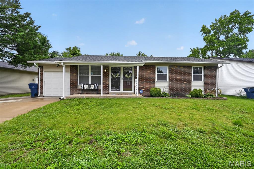 Discover the welcoming charm of 3027 Luxury DR, Florissant MO 63031, a ready-to-move-in single-family residence built in 1974. This inviting home, designed in a classic ranch style, offers a seamless blend of comfort and convenience, perfectly suited for contemporary living. The heart of this home is its thoughtfully appointed kitchen, featuring sleek stainless steel appliances that cater to both everyday meals and entertaining. With three comfortable bedrooms and two well-appointed bathrooms, this residence provides ample space for relaxation and personal routines. Beyond the interiors, a private yard offers an exceptional outdoor living space, complete with a patio and a porch – ideal for guests. An attached garage adds to the home's practical amenities, while the community playground provides a delightful recreational option. This property presents an opportunity to embrace a lifestyle of ease and enjoyment.