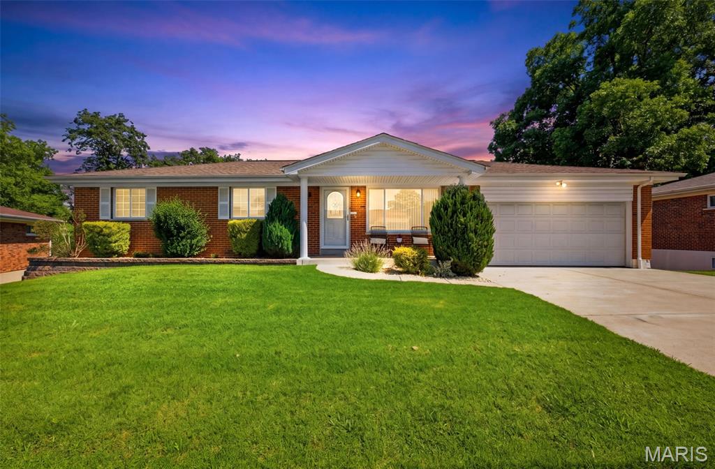 Beautiful, fully updated ranch home located close to Interstate 55 and 270 making commuting a breeze. The finishes in this home will not disappoint. Every part of this home has been updated.  Vaulted ceilings, archways, rounded corners, incredible trim work with recessed lighting,  Fully updated kitchen with counter height bar, custom cabinets and granite counter tops. Main Floor laundry, 3 full updated bathrooms. Fully finished walk out basement with bar area, complete with "kegerator"  and plenty of room to entertain.  4th bedroom and additional room that could be a bedroom in basement.    Awesome lot, fully fenced backyard,  cedar deck and garden shed with electric.   Home is within walking distance of Assumption Catholic School and close to elementary and junior high school in Mehlville School District along with being convenient to shopping, restaurants, medical facilities and Mercy South hospital. Schedule your private showing today.