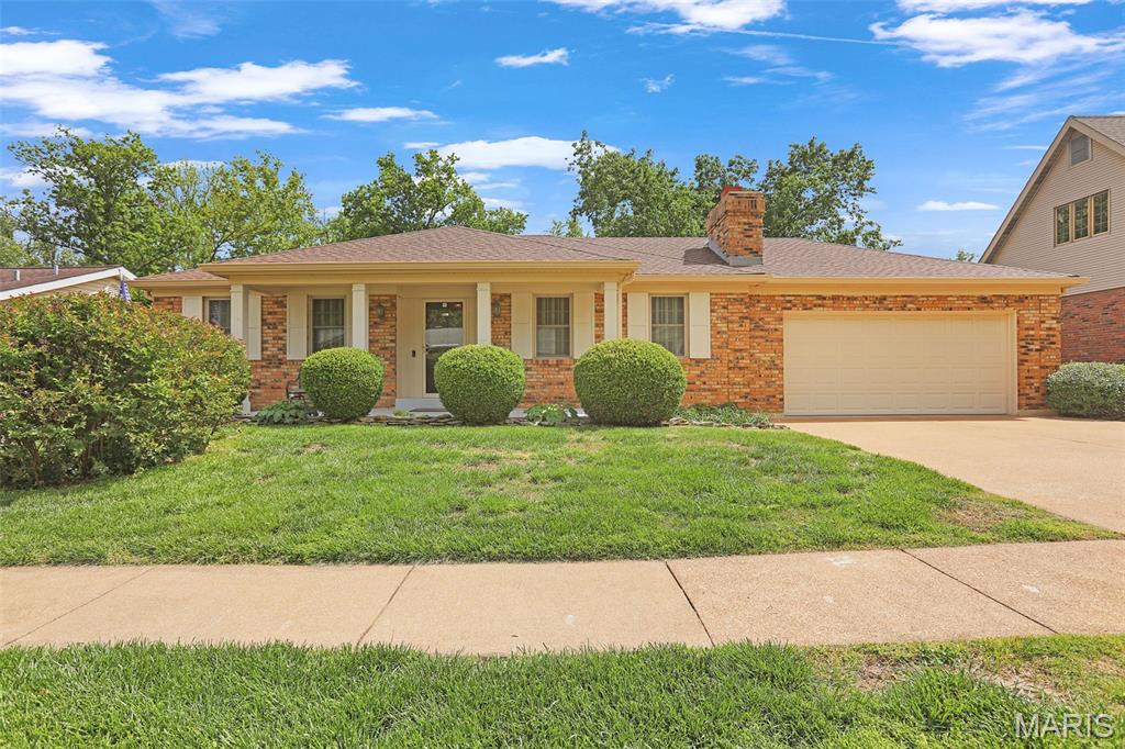 The Time is NOW to Build Wonderful Experiences and Memories by Writing Your Own Special Story in this Extraordinary Property. Don't Sleep on It as You May Not Get an Opportunity to Sleep in It. Meticulously Maintained by Conscientious Homeowners for 50+ Years. Homeownership Pride Throughout. Located in the Highly Desired SOUTH STL COUNTY Area and Award-Winning Lindbergh School District. Near Everything You Could Need/Want. A Half Mile from I-270 and 5-7 Minutes to Reach I-55 or I-44. Convenient to Stores-Restaurants. Easy Access to Churches-Parks-Entertainment. Ranch-Style House on a Quarter-Acre Level Lot. 3-BRs, 3-BAs. ... with a Bonus Room Easily Capable of Becoming a 4th BR, if so Desired. TOTAL LIVING AREA: 3,344 sqf. Predominantly Brick Construction. New Roof-Gutters-Downspouts Installed March 2026. MAIN LEVEL: 1,672 sqf. and Does Not Include the Enclosed Porch (9’x33’). Gorgeous Hardwood Flooring Throughout. LOWER LEVEL (LL) Fully Finished and Ideal for Entertaining. LL Includes a Huge (35’x37’) Recreation Room Featuring a Billiards Table and 2nd of Two Fireplaces. Additional LL Amenities Include a Kitchenette, Bathroom, Utility/Workshop Room, Bonus Room (11’x17’) that Could Easily be Converted into a 4th BR. Generous Storage Space Throughout. Two LL Walk-Outs: Each Leads to Separate Patios (One Covered, One Uncovered). The Backyard Gracefully Flows into a Park-Like Common Ground Area. … an Idyllic Floral/Green Environment. The Backyard Area is Ready for BBQs/Entertaining to Simply Relaxing and is Perfect for Everything from Grilling to Chilling. All Major Appliances Stay: Two Refrigerators, Electric Range, Washer, Dryer, Dishwasher. A Seller-Purchased 1-Year Home Protection Plan is Provided for the Buyer. Move-In Ready and has Already Passed a STL County Re-Occupancy Inspection, Awaiting Only a Buyer Name to be Added to this Permit. Too Many Features/Amenities/Benefits to Share Here. Please Refer to MLS SUPPLEMENTS and VIRTUAL TOUR/VIDEO for Additional Information and Much, Much More to Fully Appreciate this Gem!