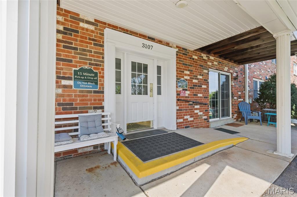Welcome home to easy, low-maintenance living in this beautifully updated 2-bedroom condo in a desirable 55+ community.

Enjoy the convenience of elevator access and a reserved garage space, along with a private balcony overlooking peaceful surroundings—perfect for morning coffee or unwinding at the end of the day.

This thoughtfully designed, handicap-accessible unit features a curbless shower and a functional, open layout that makes everyday living effortless. The home is truly move-in ready, with fresh paint throughout, newly painted kitchen cabinets, and brand-new carpeting in the living room.

The light-filled kitchen offers stainless steel appliances, including a slide-in range with convection oven, plus soft-close drawers, a breakfast bar, and a charming breakfast area—ideal for both casual meals and entertaining.

Both bedrooms include ceiling fans for added comfort, and major systems are already taken care of with a new HVAC system (2025) and a newer water heater (approx. 5 years old), giving buyers peace of mind.

Residents enjoy a well-maintained building and financially stable HOA, keeping monthly fees reasonable while providing a worry-free lifestyle.

If you’re looking for comfort, accessibility, and a welcoming community, this is a must-see.