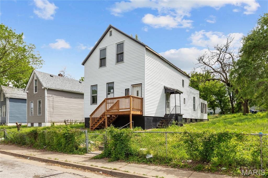 Investor special! Being sold as-is. Large 2 story home, with large lot. This is a fixer upper and being sold in it's present condition. Newer roof and siding. No utilities on.