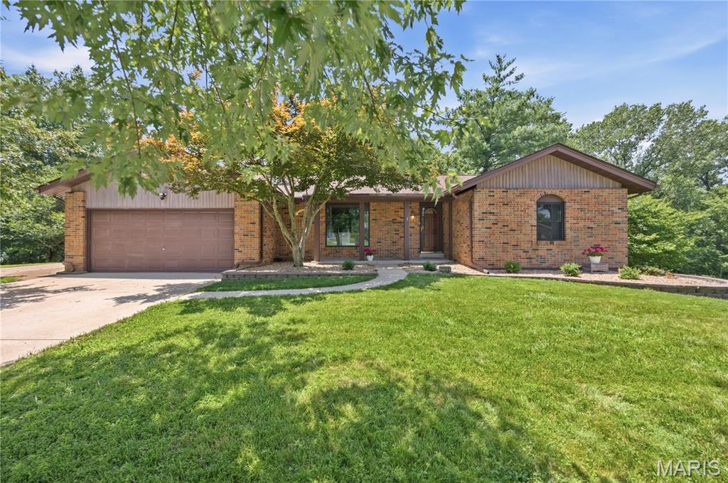 Tucked away on a quiet cul-de-sac and backing directly to the breathtaking beauty of Cliff Cave Park, this is more than a home—it's a lifestyle. Imagine stepping from your newly renovated deck onto miles of wooded trails, with over 525 acres of preserved forest, wildlife, and scenic hiking and biking paths quite literally at your back door. Whether you're an early morning trail runner, an avid mountain biker, or someone who simply loves sipping coffee while surrounded by nature, this home offers an everyday escape without ever leaving your neighborhood.

Inside, warmth and timeless craftsmanship greet you at every turn. Rich, beautifully preserved woodwork, soaring vaulted ceilings with striking exposed beams, and custom built-ins flanking the fireplace create a great room that feels both grand and welcoming—the kind of space where holidays are celebrated, conversations linger long after dinner, and memories are made.

The walk-out lower level is an entertainer's dream, blending nostalgia and functionality with its incredible 70s-inspired bar, expansive gathering spaces, fourth bedroom, third full bath, generous storage, and room to host everyone for game days, movie nights, holidays, and celebrations.

And when you step outside your front door, the lifestyle only gets better. This vibrant neighborhood is known for bringing neighbors together with community parades, seasonal events, and amenities that make every day feel a little like vacation—including a neighborhood pool, tennis courts, basketball court, sand volleyball court, playground, and swings. Whether the kids are riding bikes to the pool, friends are gathering for a summer volleyball game, or you're ending the evening with a walk through the trails, life here is centered around community, connection, and the outdoors.

Homes offer bedrooms and bathrooms. This one offers a way of life—where nature is your backyard, adventure begins at your deck, and the best memories are waiting to be made.